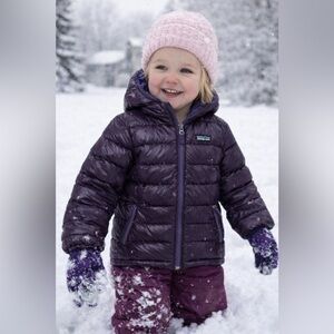 Patagonia Metallic Hi Lo Hooded Puffer 700 Down Full Zip Jacket